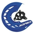 thumbnail image 1 of Acerbis 1654800129 X-Brake Front Disc Cover w/ Mounting Kit Blue w/ Black Mount, 1 of 2