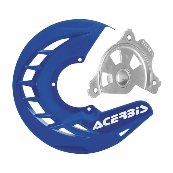 Acerbis 1654800025 X-Brake Front Disc Cover with Mounting Kit Blue