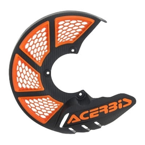 Acerbis X-Brake Vented Front Disc Cover Black/Orange
