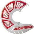thumbnail image 1 of Acerbis X-Brake 2.0 White/Orange Vented Front Brake Disc Cover (2449495412), 1 of 2