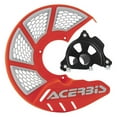 thumbnail image 1 of Acerbis X-Brake Vented Front Disc Cover with Mounting Kit 16 KTM Orange/White with Black Mount, 1 of 2