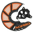 thumbnail image 1 of Acerbis 1655270279 X-Brake Vented Front Disc Cover with Mounting Kit Black/Orange with Black Mount, 1 of 2