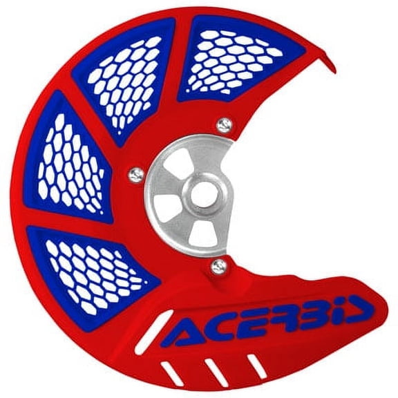 Acerbis X-Brake Vented Front Disc Cover with Mounting Kit Red/Blue for KTM 530 EXC-R 2008-2011