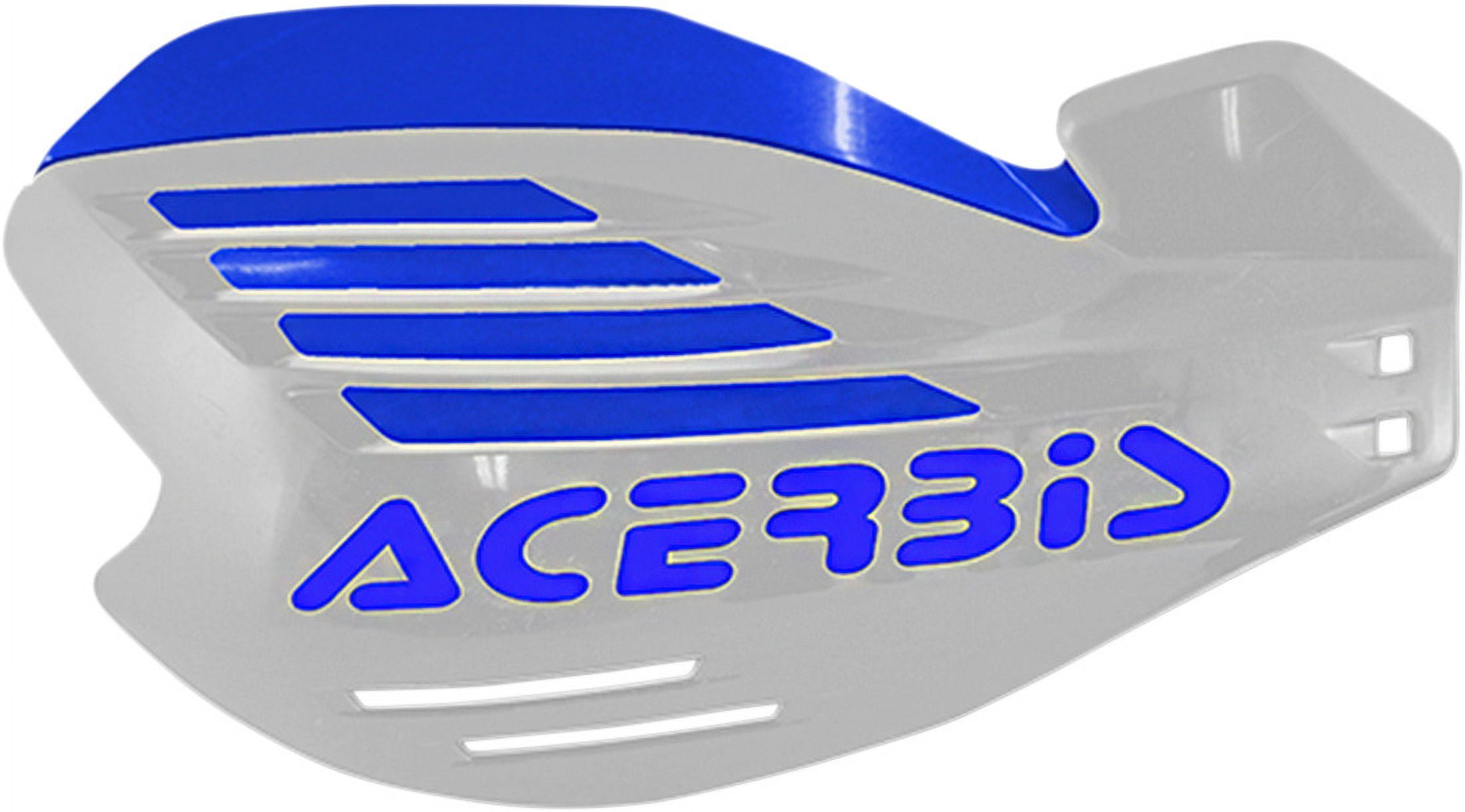 Acerbis X-Force Handguards White/Blue 2170321029 - Walmart.com