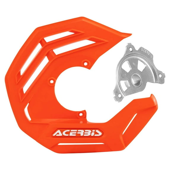 Acerbis X-Future Front Disc Cover with Mounting Kit 16 for KTM Orange