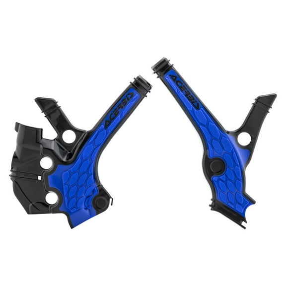 Acerbis X-Grip Black/Blue Frame Protectors (2736381004)