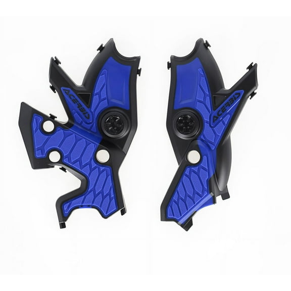 Acerbis X-Grip Blue/Black Frame Protectors (2911461004)