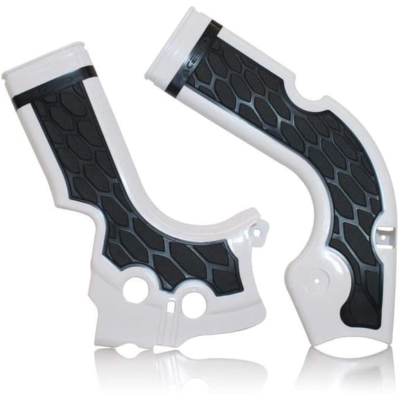 Acerbis 2979611035 X-Grip Frame Guard - White/Black