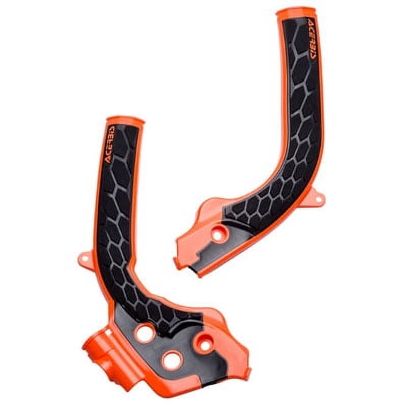 Acerbis X-Grip Frame Guards 16 KTM Orange/Black for KTM 150 SX 2016-2018