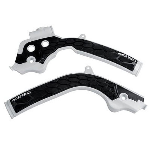 Acerbis X-Grip Frame Guards White/Black for KTM 150 XC-W (E-Start) 2017-2018