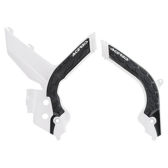 Acerbis X-Grip White/Black Frame Protectors (2783151035)