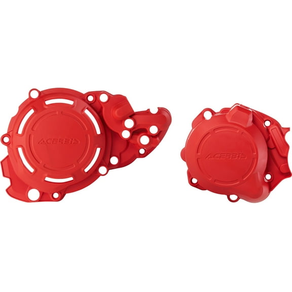 Acerbis 2780670004 X-Power Crankcase and Ignition/Clutch Cover Kit Red