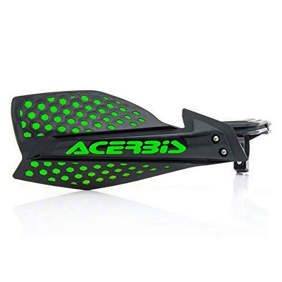 Acerbis X-Ultimate MX Offroad Black/Green Handguards w/ Removable Vent Covers (2645481043)