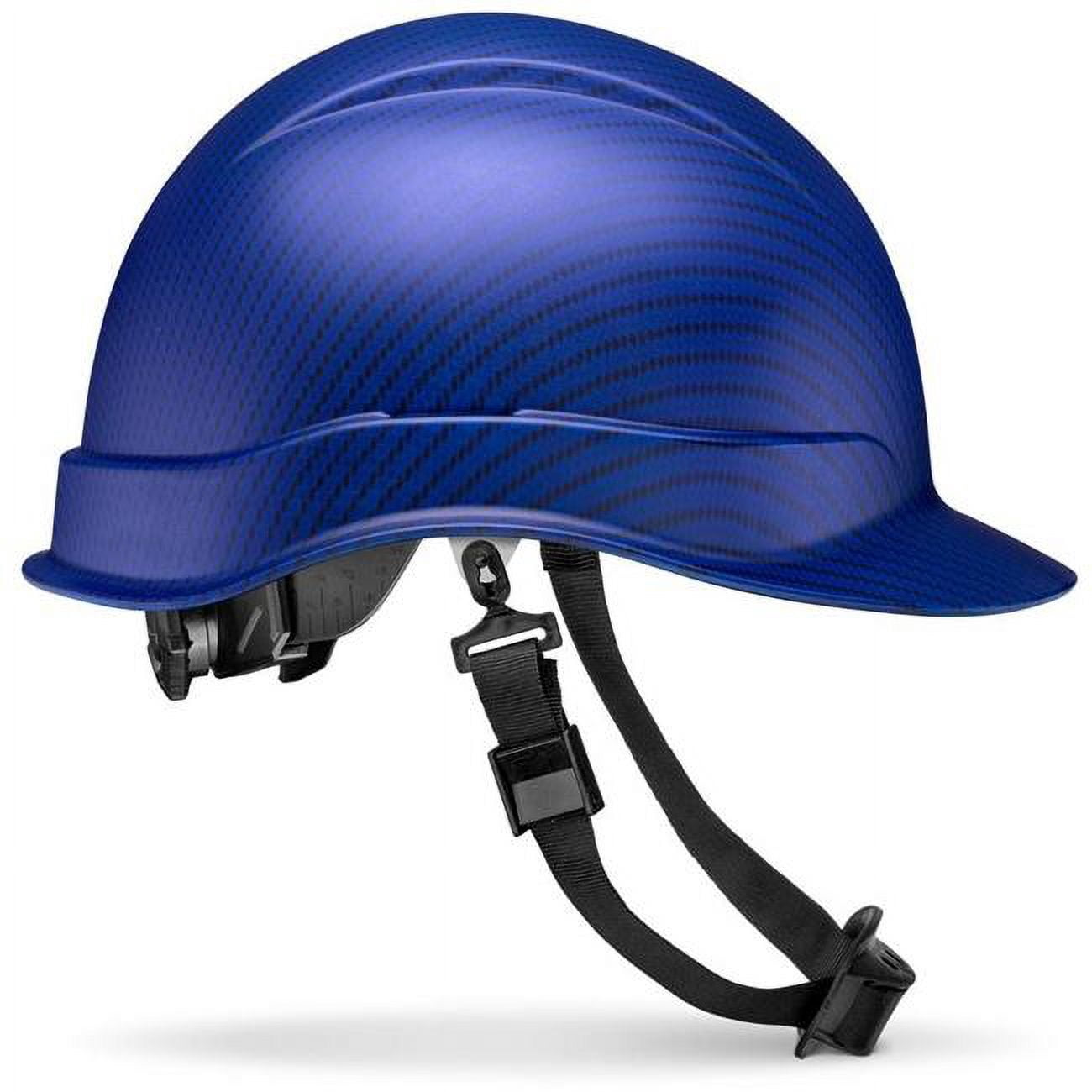 Acerpal 2CF30M Cap Style Beguiled Blue Carbon Fiber Design Matte Finish Non-Vented Hard Hat