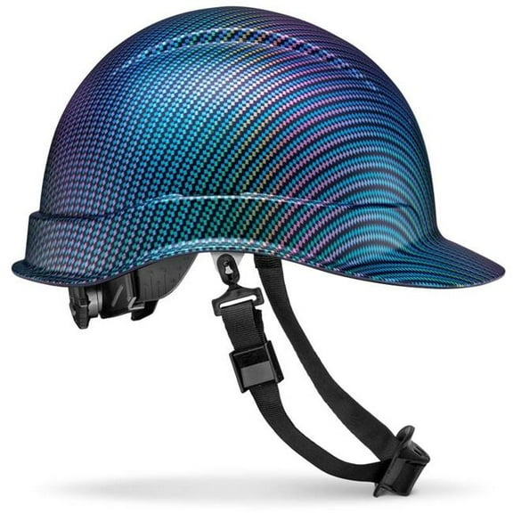 Acerpal 2CF3M Cap Style Color Weave Carbon Fiber Design Matte Finish Non-Vented Hard Hat