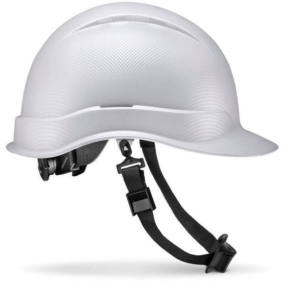 Acerpal 2CF7WHM Cap Style Force Field Carbon Fiber Design Matte Finish Non-Vented Hard Hat