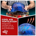 thumbnail image 1 of Acerpal 2SK18M Cap Style Blue Banshee Matte Finish Non-Vented Hard Hat, 1 of 1