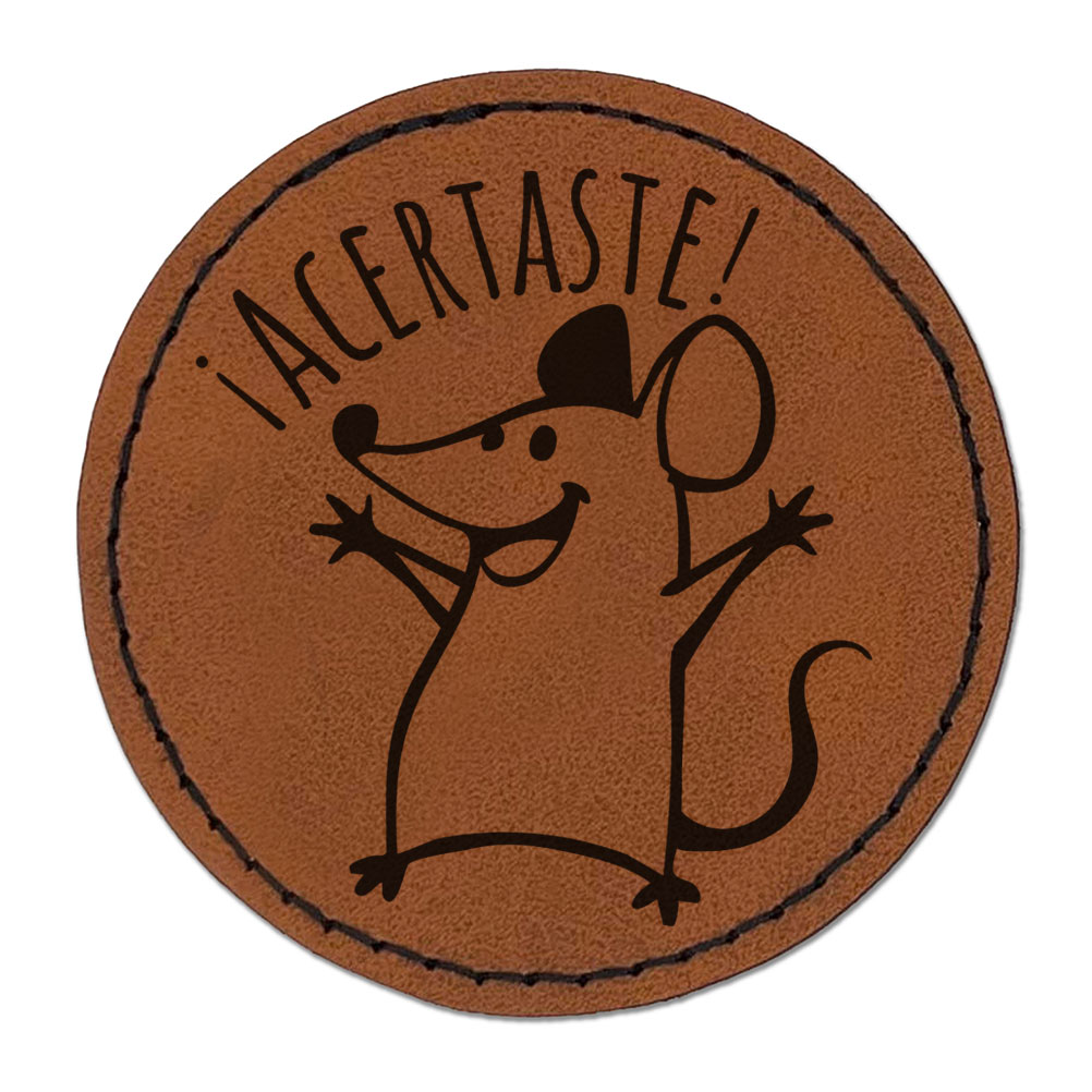 Acertaste Spanish Right Correct Cheering Mouse Teacher Stamp Round Iron ...