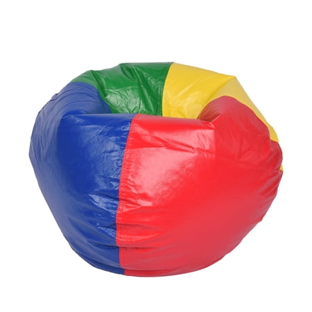 ACEssentials Vinyl Bean Bag Chair, Multi-color