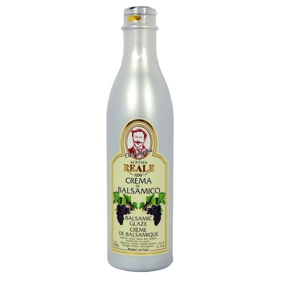 Acetaia Reale Dark Balsamic Glaze - 20 fl oz (600 mL) Italian "Cream" of Balsamic Vinegar