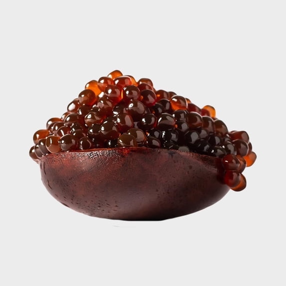 Acetaia Reale Soy Sauce Pearls, 13oz Glass Jar - Flavored Pearls (350g)