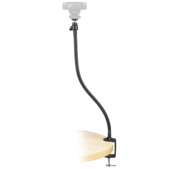 Acetaken Webcam Stand-25 inches Flexible Arm Clamp Holder for Logitech C920 StreamCam Brio C922 C930 C925 C615 Webcams