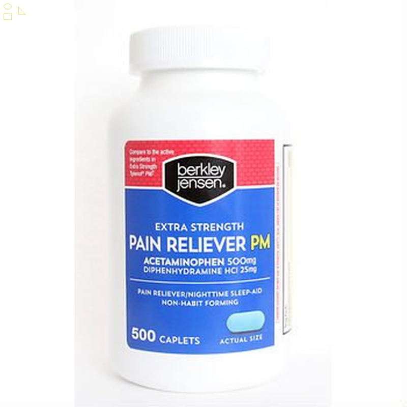 Acetaminophen PM Extra Strength Pain Reliever & Sleep Aid 500 Caplets