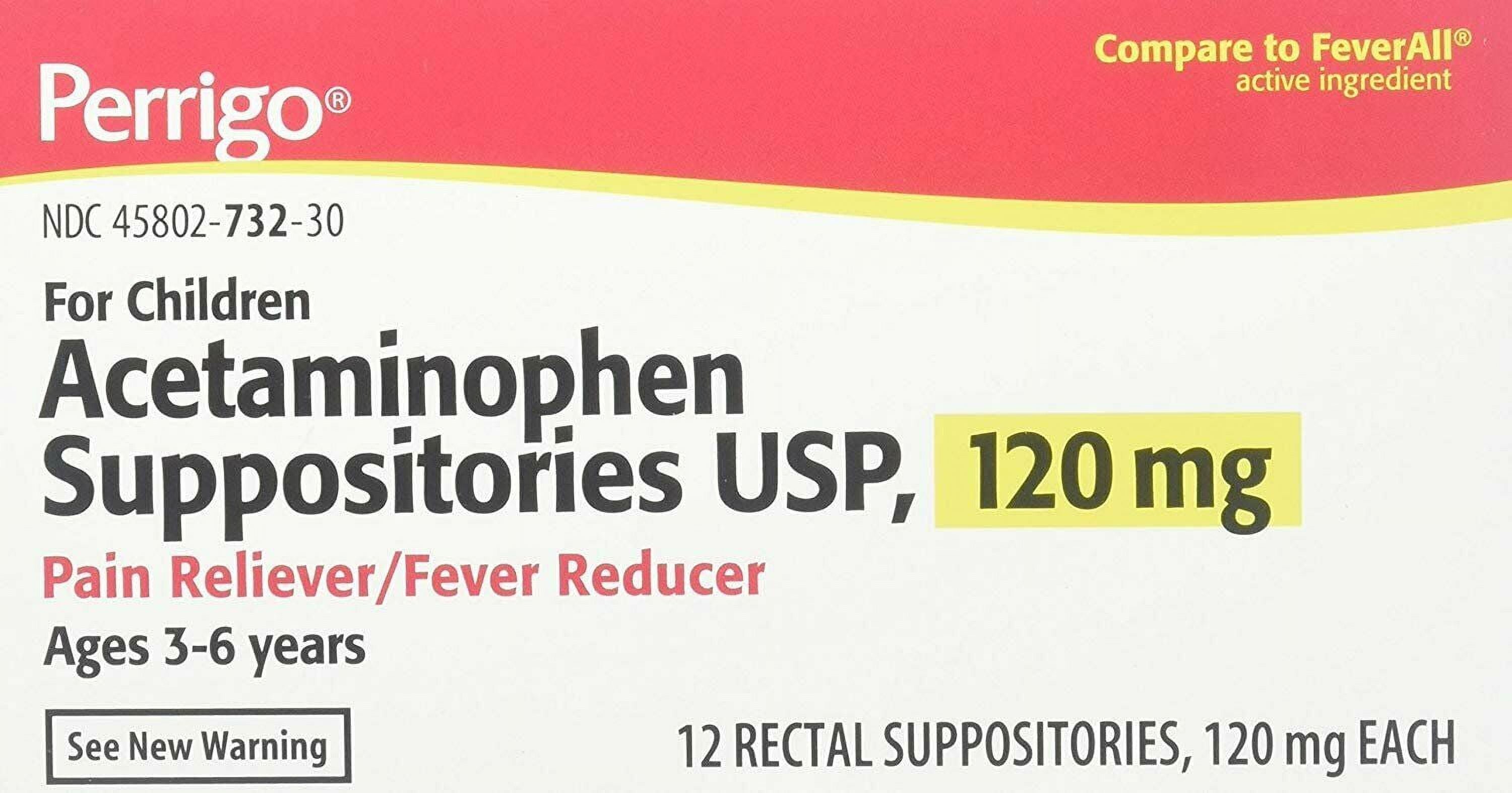 Acetaminophen Rectal Suppositories Generic for Tylenol Suppositories ...