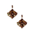 thumbnail image 1 of Acetate Rhinestone Square Dangle Earring Navy, 1 of 4