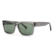 Blix Volt - Unisex Oversized Fashion Sunglasses, Gray, 1-Piece, Adult