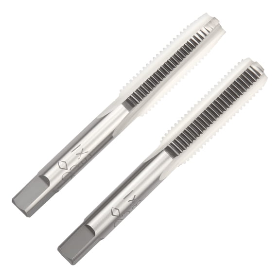 Aceteel M8 X 1.25 Metric Hand Tap, Right Hand M8 X 1.25mm Threading Hand Tap 2ct