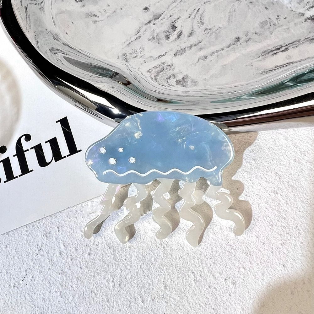 Acetic Acid Hair Clip, Starfish, Conch, Jellyfish, Duck Beak Clip, Headwear Suitable For Girls