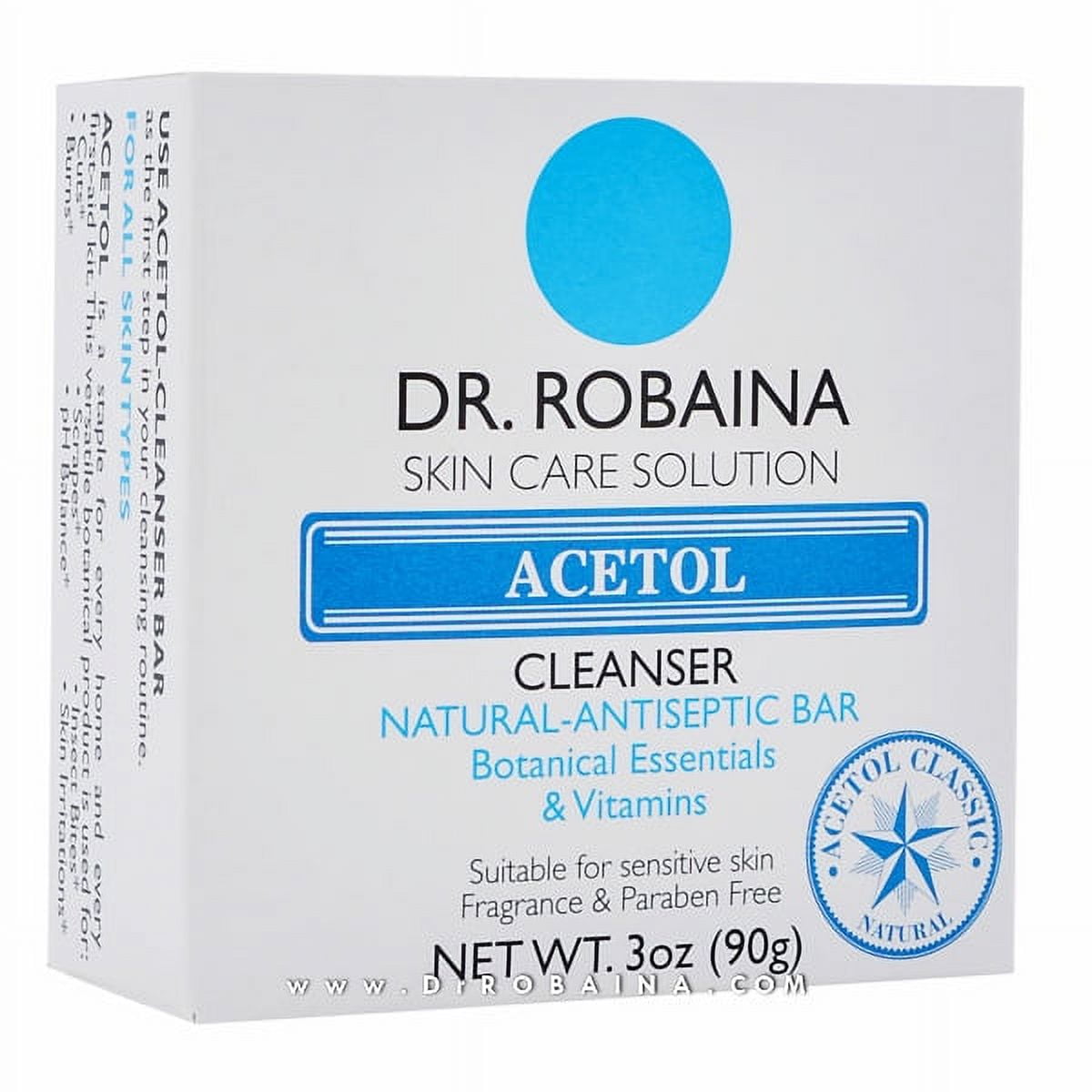 Acetol Cleanser Natural-Antiseptic Bar Soap - Walmart.com