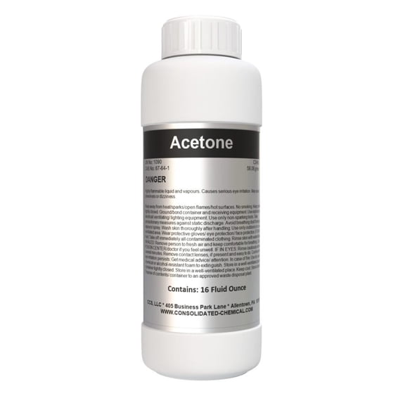 Acetone 99.9% | Premium High-Purity Solvent - 100mL (3.3 Fl Oz ...