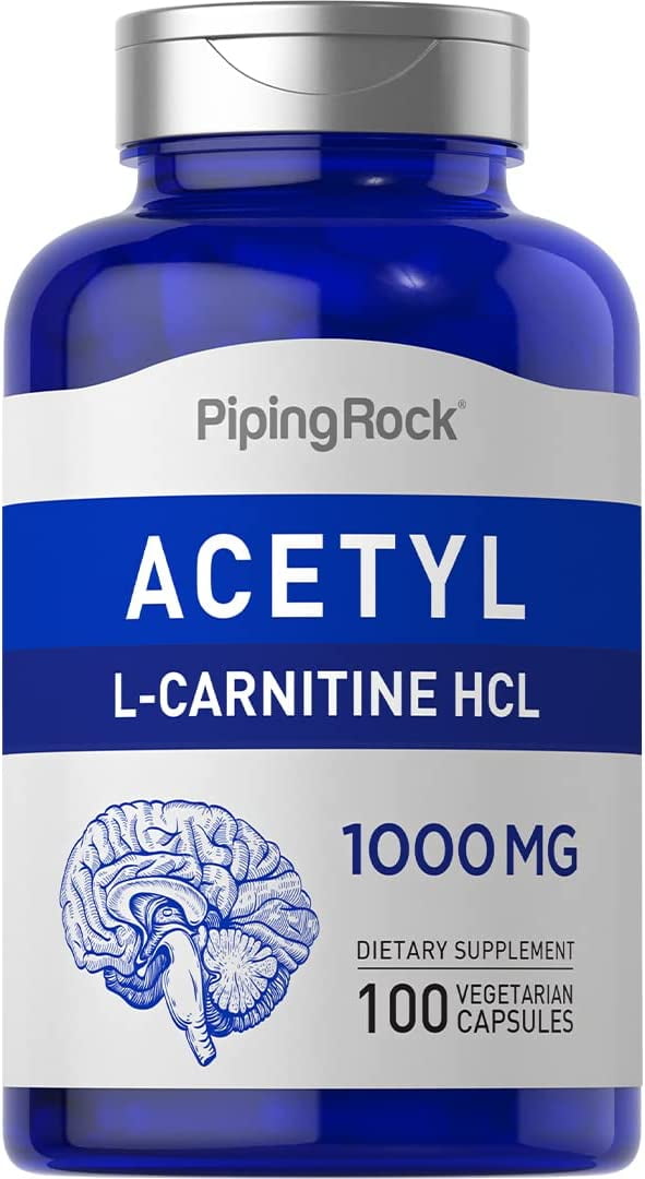 injeção de l carnitina Acetyl L-Carnitine 250mg 60 capsules VIT'ALL+