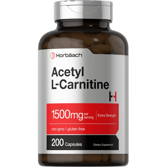 Acetyl L-Carnitine | 1500mg | 200 Capsules | by Horbaach