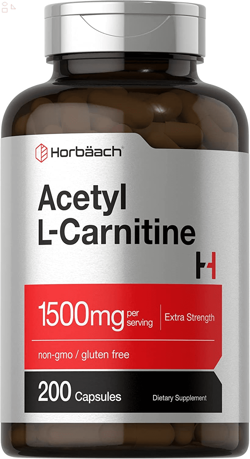 Acetyl LCarnitine Capsules 1500Mg 200 Count Extra Strength ALCAR