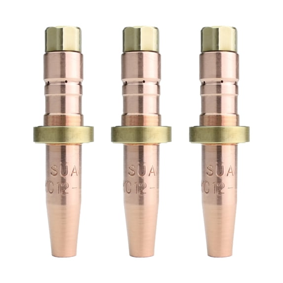 Acetylene Cutting Tip - Replacement for Smith / Miller Medium Duty MC12 Series (Small Tips) - Size: 0 - (3 Pack)