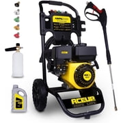 Aceup Energy 3400 PSI 2.6 GPM 212cc Gas Pressure Washer, Power Washer for Cars Driveways Decks Fences Patios, EPA Compliant