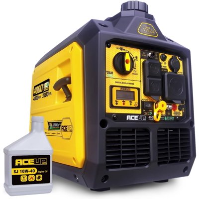 Aceup Energy 4000 Watt Dual Fuel Inverter Generator Portable Quiet, Gas and Propane Powered for Home, RV-Ready, EPA Compliant