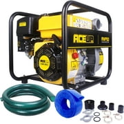 Aceup Energy Portable Irrigation Pump, 7 HP, Gas, 158 GPM Water Transfer Pump