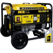 Aceup Energy Portable Generator 4500 Watt Gas Powered Equipment with Wheel Kit & Oil, 4000W Generator EPA & CARB Compliant