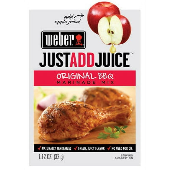 Ach Food Companies Weber 1.12 OZ Just Add Juice Original BBQ Marinade Mix