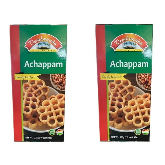 Achappam Kerala Rice Rosette Cookies 450gms PACK OF 2 Vembanadu