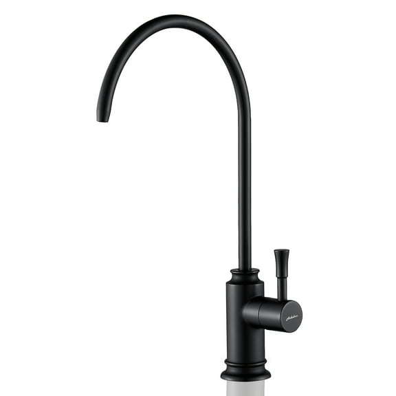 Achelous Matte Black Kitchen Water Filter Faucet,Stainless Steel Lead-Free Drinking Water Faucet Fits Reverse Osmosis Units or Filtration System in Non-Air Gap