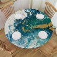 thumbnail image 1 of Acheng 0_0 (48) Round Tablecloth, Polyester Fiber, Multiple Sizes, Machine Washable 38-42, 1 of 8
