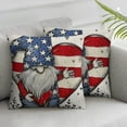 thumbnail image 1 of Acheng 4th of July Throw Pillow Covers Labor Day Patriotic Throw Pillow Covers America Liberty USA Memorial Day Decorations,Set of 2 White, 1 of 6