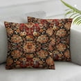 thumbnail image 1 of Acheng Antique Oriental Turkish Carpet Pattern Throw Pillow Cover Square Pillowcase Soft Pillow Case Home Decor for Living Room Couch Sofa Car Cushion Cover,2 Pcs White, 1 of 6