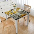thumbnail image 1 of Acheng Aspen Trees Transition Between Autumn and Winter Snow-Covered Landscape Square Tablecloth Waterproof 100% Polyester Fiber 40*40, 1 of 8