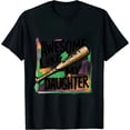thumbnail image 1 of Acheng Awesome like my daughter for dad on father's day T-Shirt Black, 1 of 3